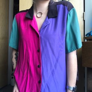 Lightweight Color Block Shirt